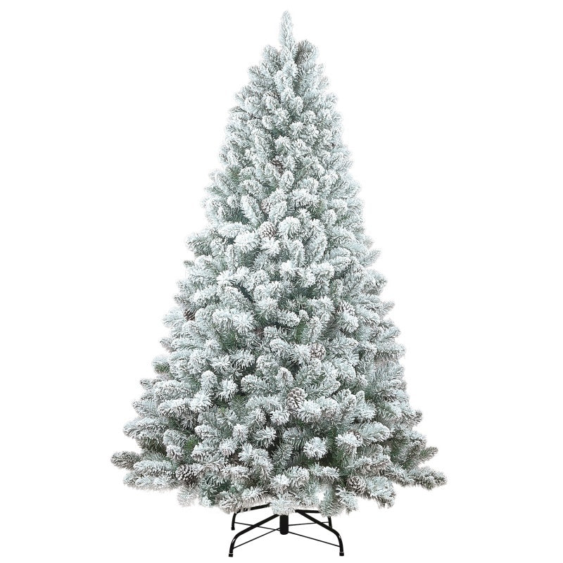 Artificial Christmas Tree, Sizes; 4ft/5ft/6ft/7ft, with PVC Tips and Warm-White Lights, Ideal for Home, Office Decoration