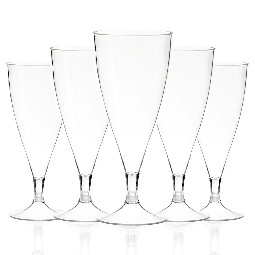 24-Pack Disposable Champagne Flutes 5.5 Oz