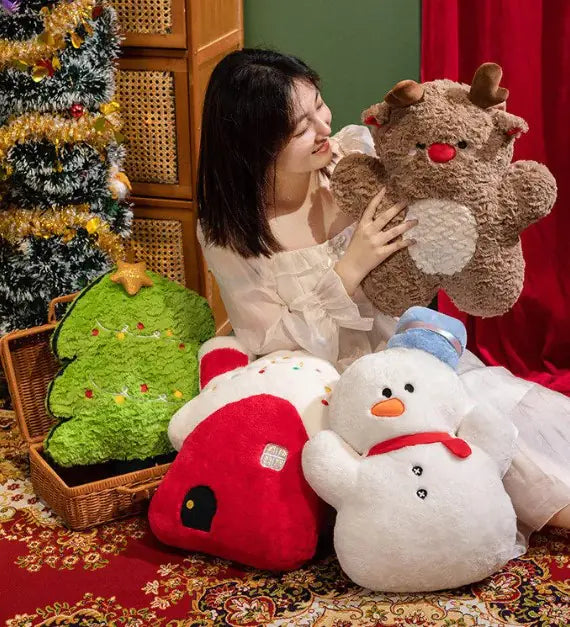 Christmas Tree Ginger Villain Figurine Doll Pillow