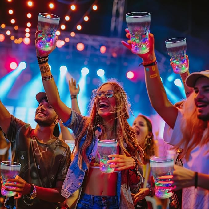 12-Pack Glow Party LED Cups