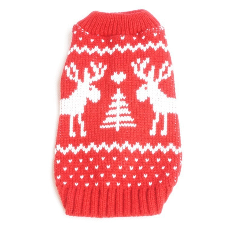 Elk Reindeer Deer Pet Christmas Sweater