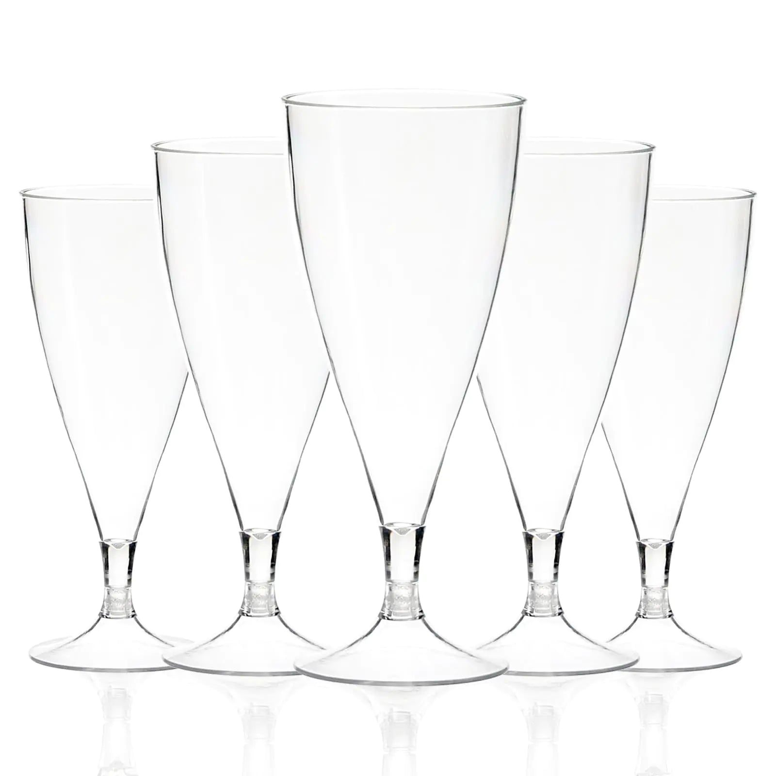 24-Pack Disposable Champagne Flutes 5.5 Oz