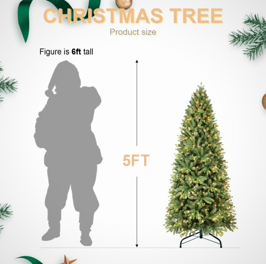 4ft PE PVC Mixed Tree  Memory Wire  Iron Wire