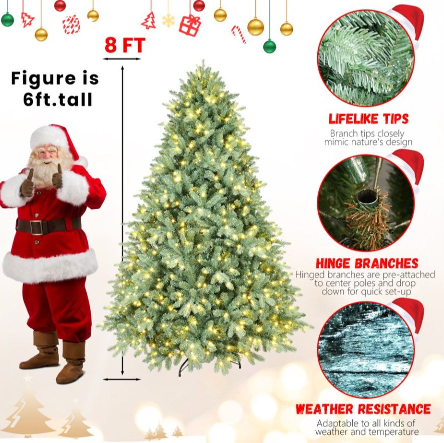 4ft Blue PE PVC Mixed Tree  Memory Wire Iron Wire