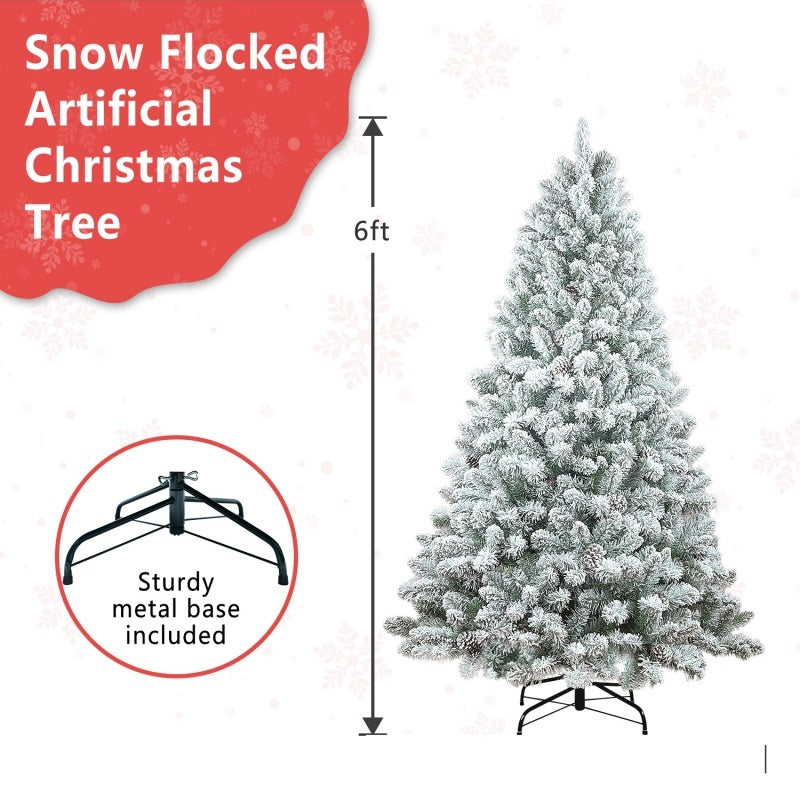 Artificial Christmas Tree, Sizes; 4ft/5ft/6ft/7ft, with PVC Tips and Warm-White Lights, Ideal for Home, Office Decoration
