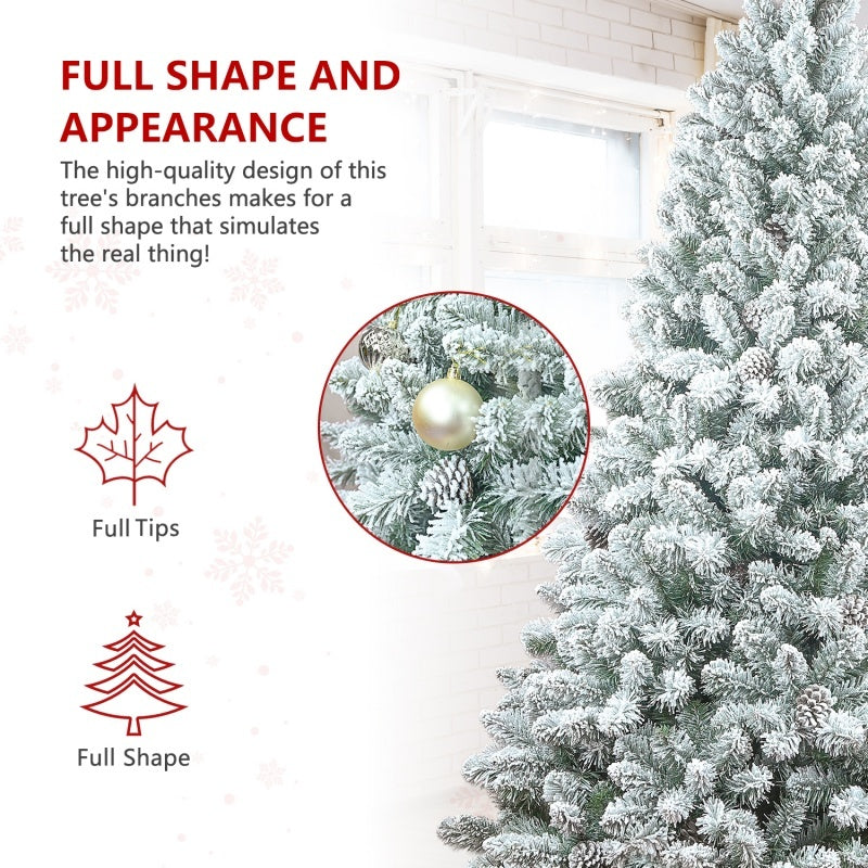 Artificial Christmas Tree, Sizes; 4ft/5ft/6ft/7ft, with PVC Tips and Warm-White Lights, Ideal for Home, Office Decoration