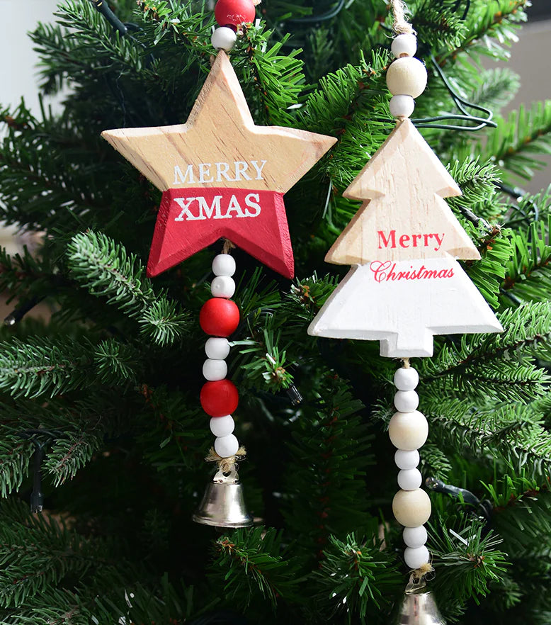 Christmas Tree, Reindeer, Pinecone Hanging Ornaments